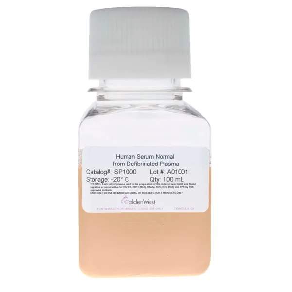 SP1000: Human Serum Normal from Defibrinated Plasma