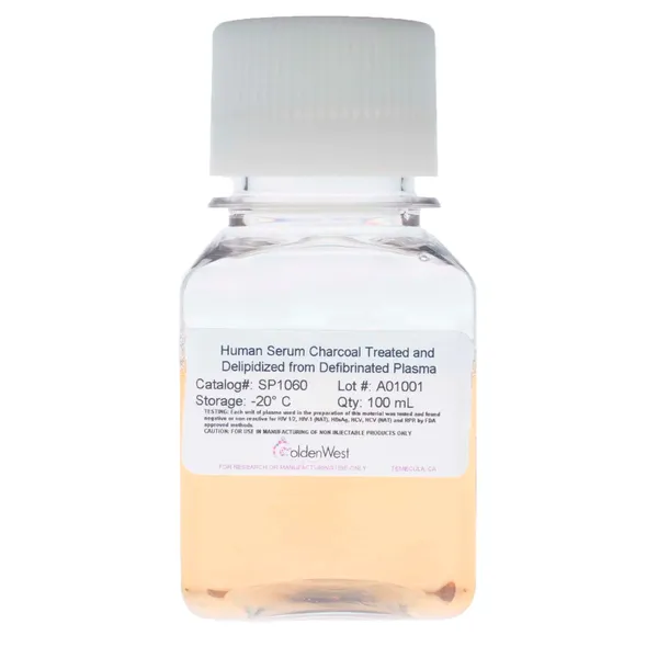 SP1060: Human Serum Charcoal Treated and Delipidized from Defibrinated Plasma