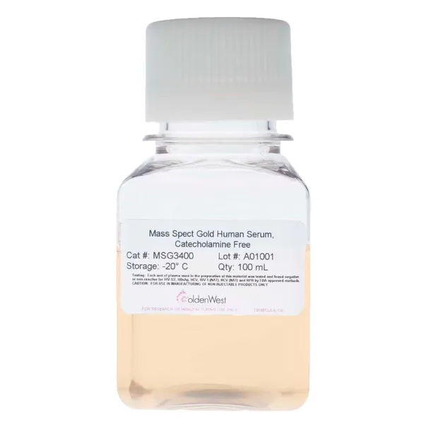 MSG3400: Mass Spect Gold Human Serum, Catecholamine Free
