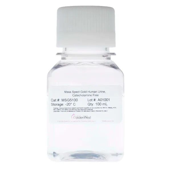 MSG5100: Mass Spect Gold Human Urine, Catecholamine Free