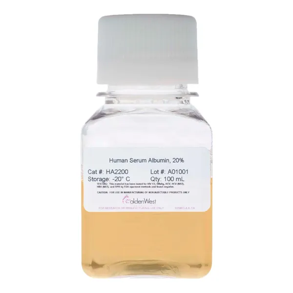 HA2200: Human Serum Albumin, Liquid (20%)