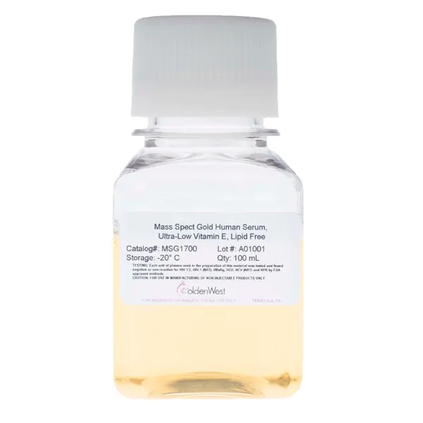 MSG1700: Mass Spect Gold Human Serum, Ultra-Low Vitamin E, Lipid Free