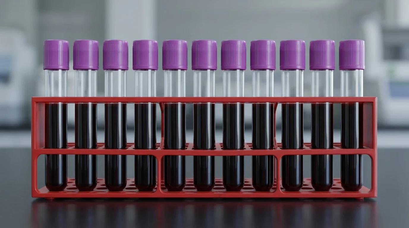 Blood collection tube validation workflow showing tube chemistry, assay platform, analyzer method, and lab verification as connected preanalytical variables